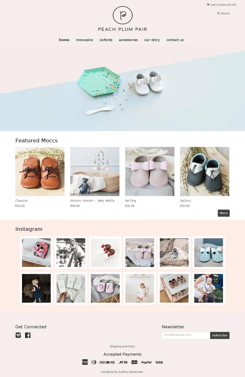 theme-new Shopify theme site example peachplumpair.com