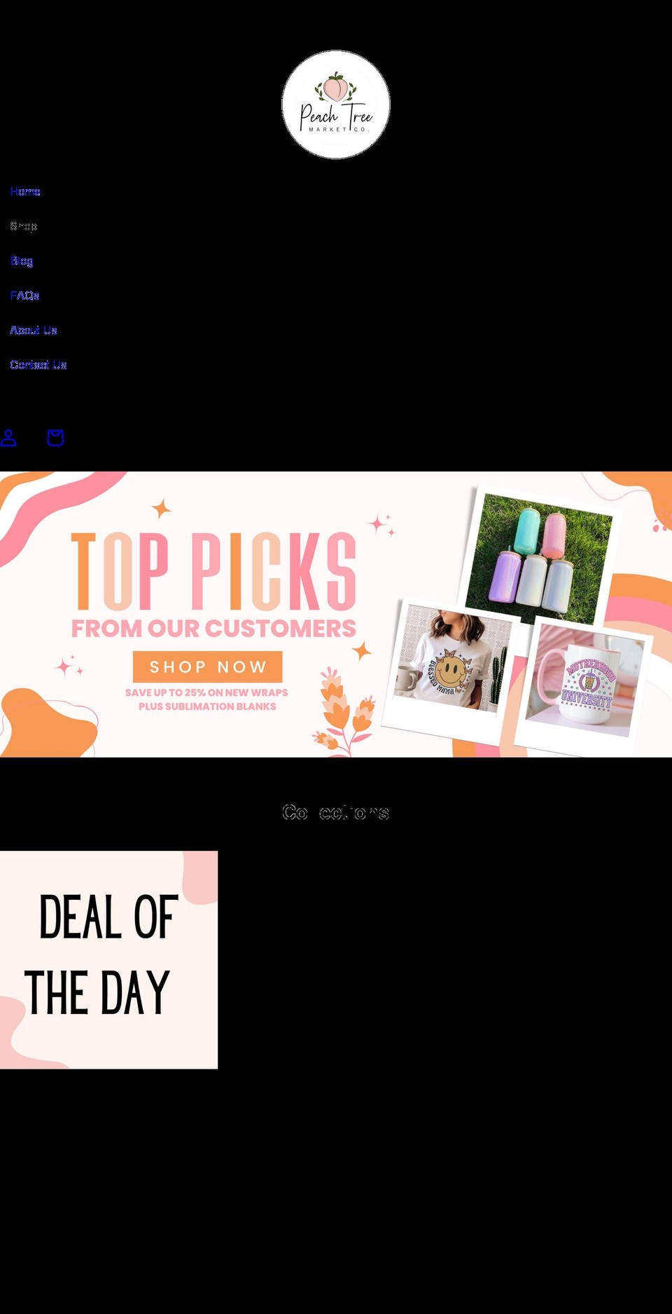 peachtreemarketco.com shopify website screenshot