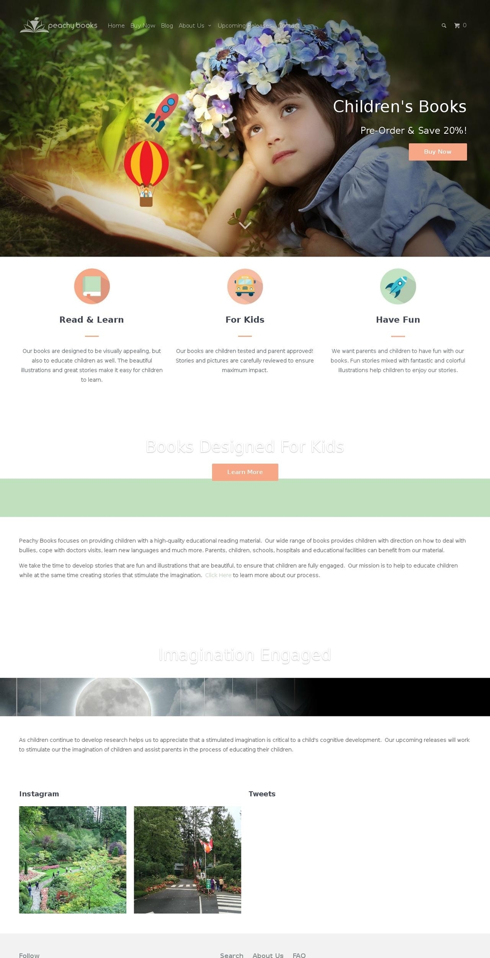 peachybooks.org shopify website screenshot
