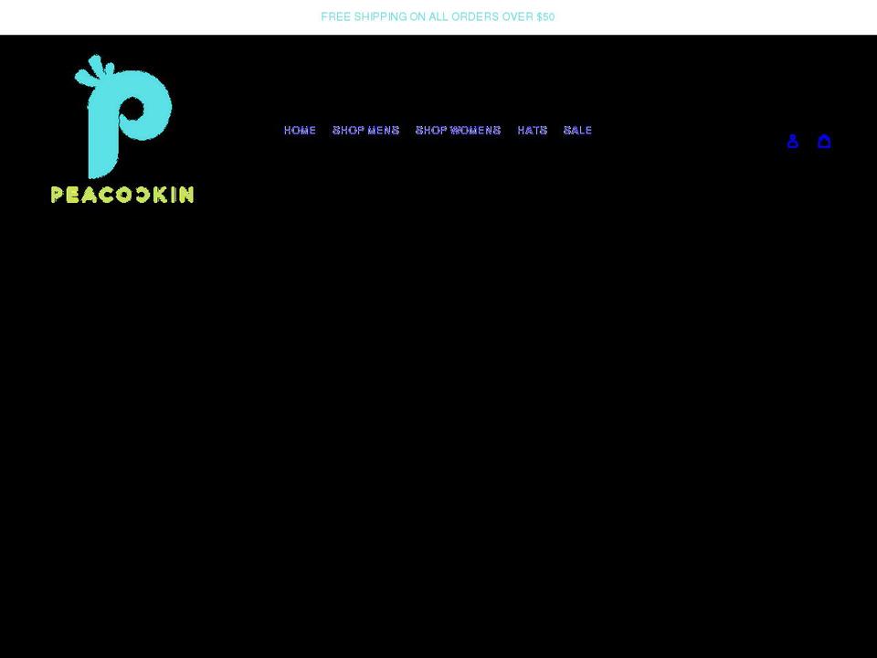 Peacock Shopify theme site example peacockinclothing.com
