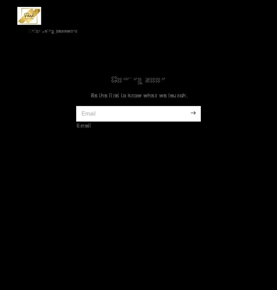 peakhomedecor.co.uk shopify website screenshot