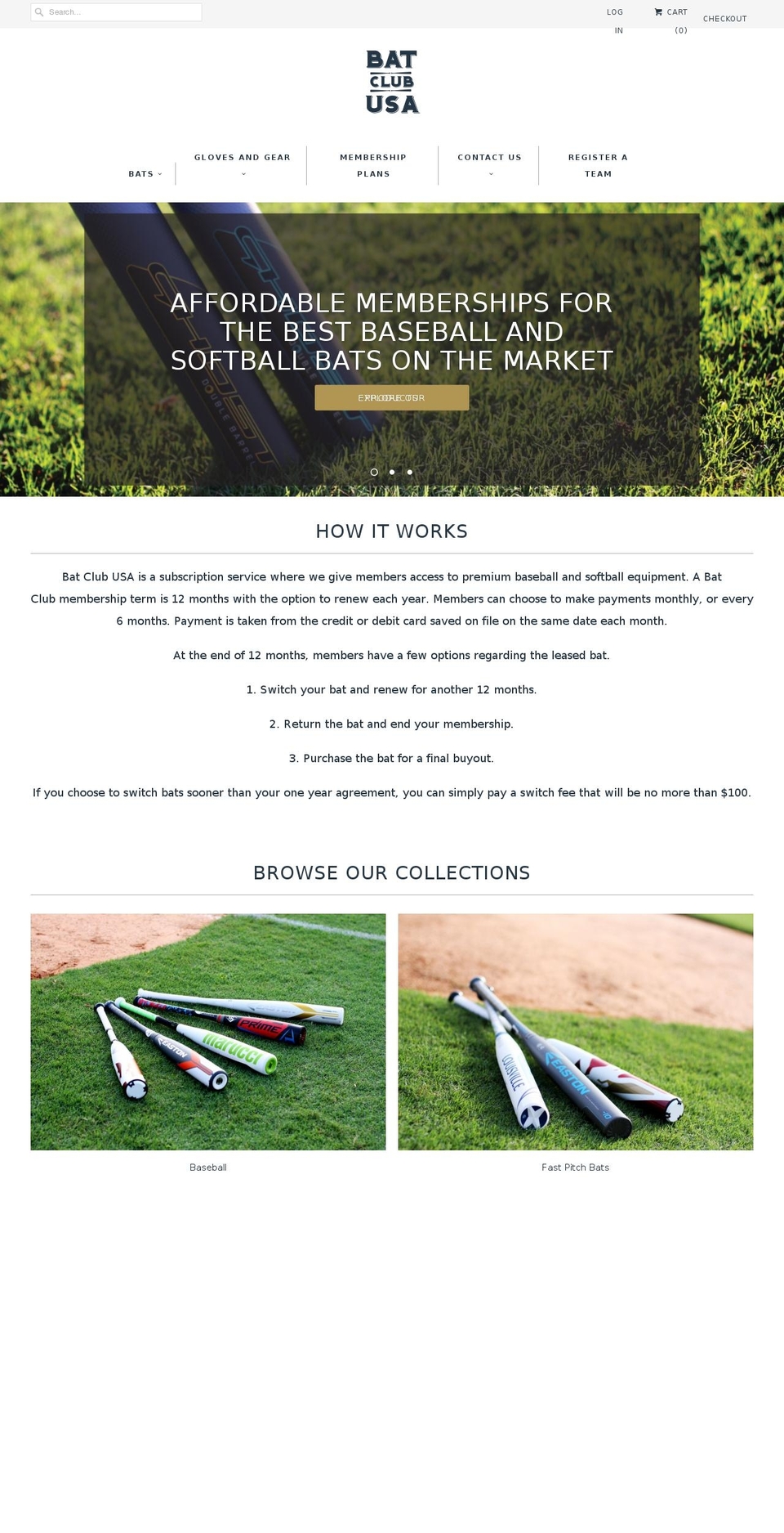 peakperformancebats.com shopify website screenshot