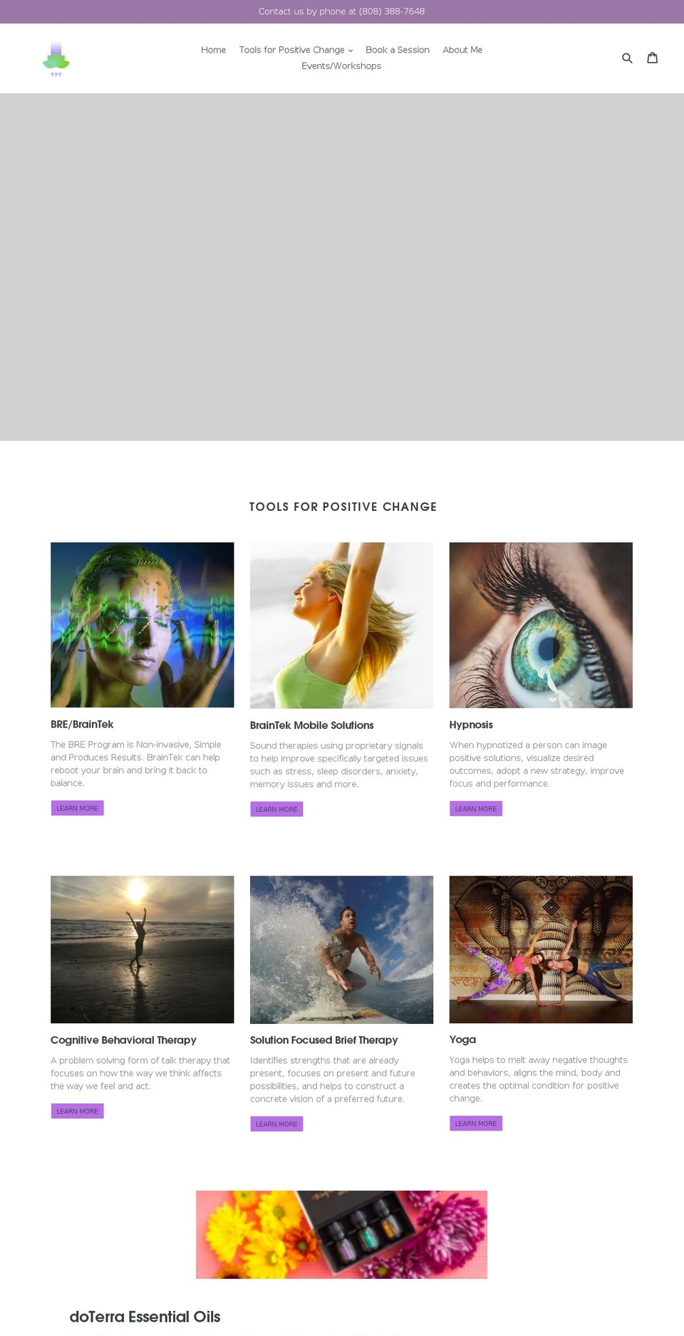 Working Shopify theme site example peakperformancepsychotherapy.com