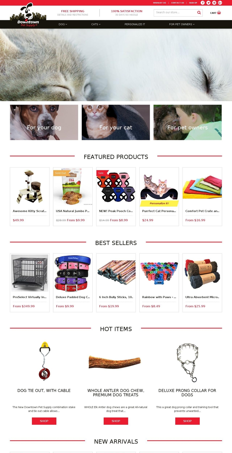 Theme template (2\/2\/17) Shopify theme site example peakpooch.com