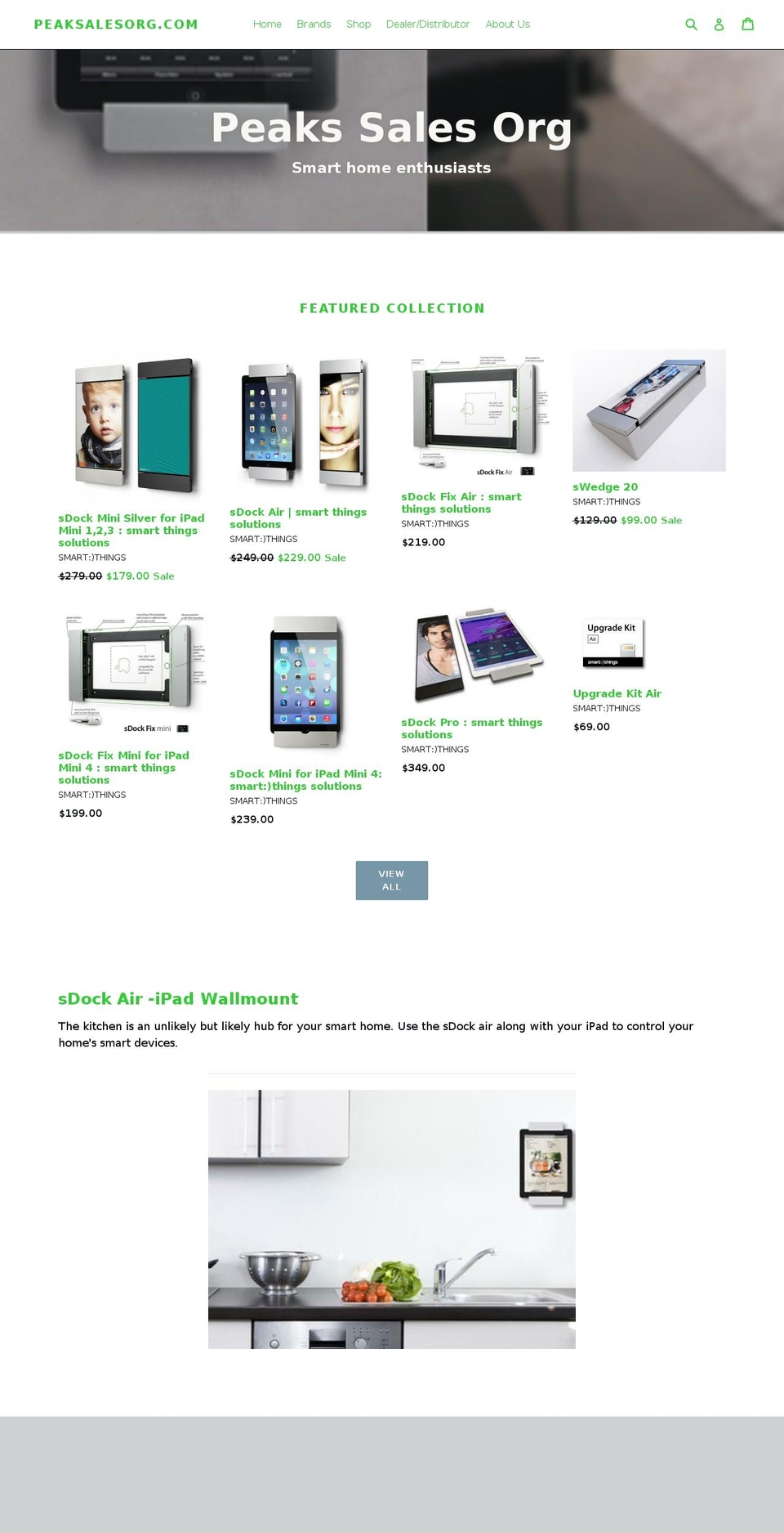 peaksalesorg.com — Shopify storefront screenshot