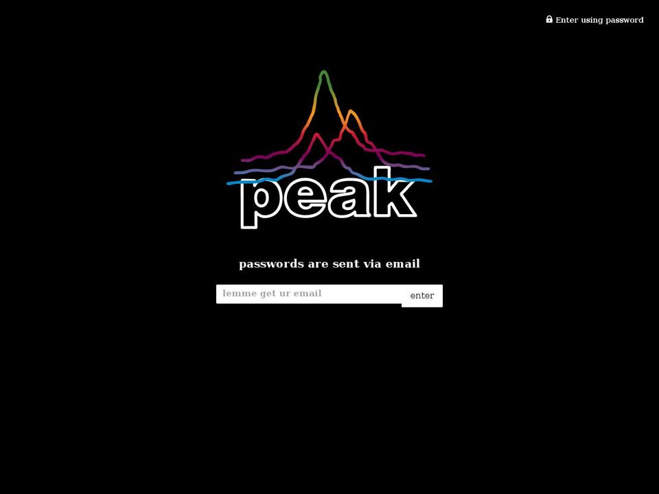 peaktele.vision shopify website screenshot