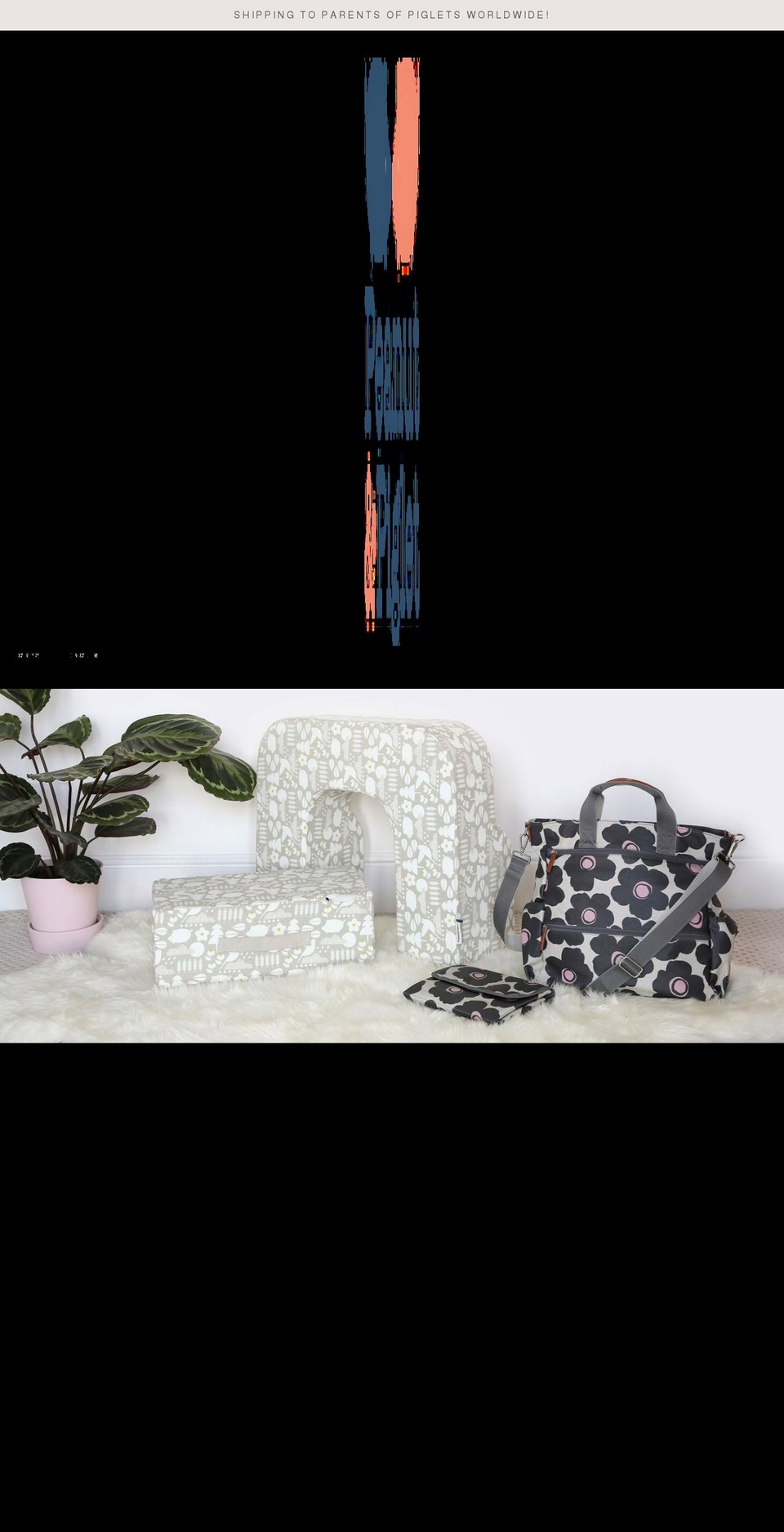 peanutandpiglet.com shopify website screenshot