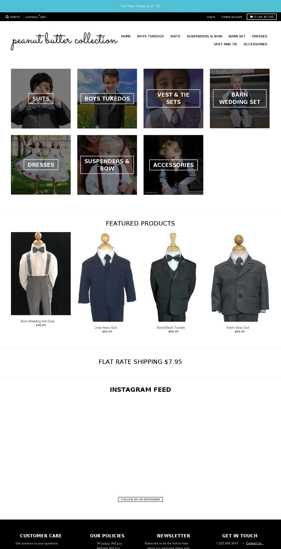 peanutbutterkidsusa.com — Shopify storefront screenshot