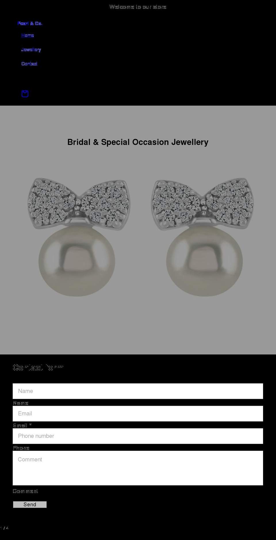 pearlandco.net shopify website screenshot