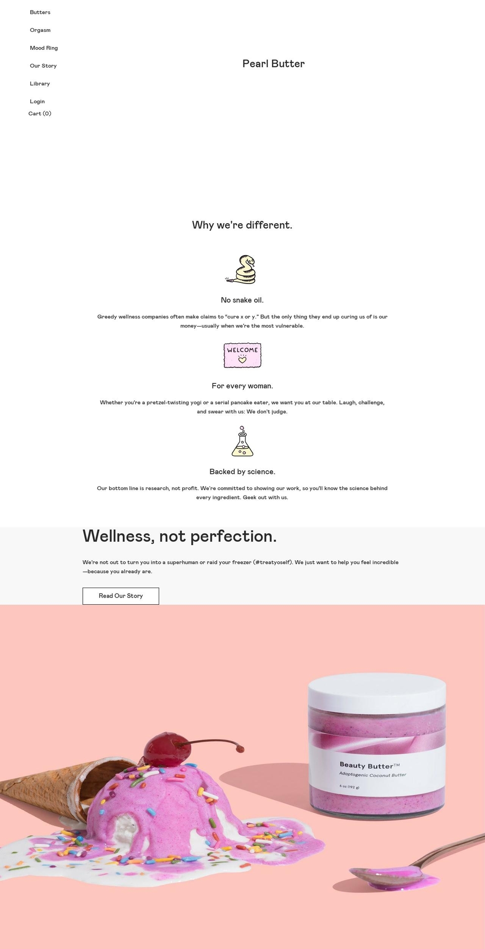 pearlbutter.com — Shopify storefront screenshot