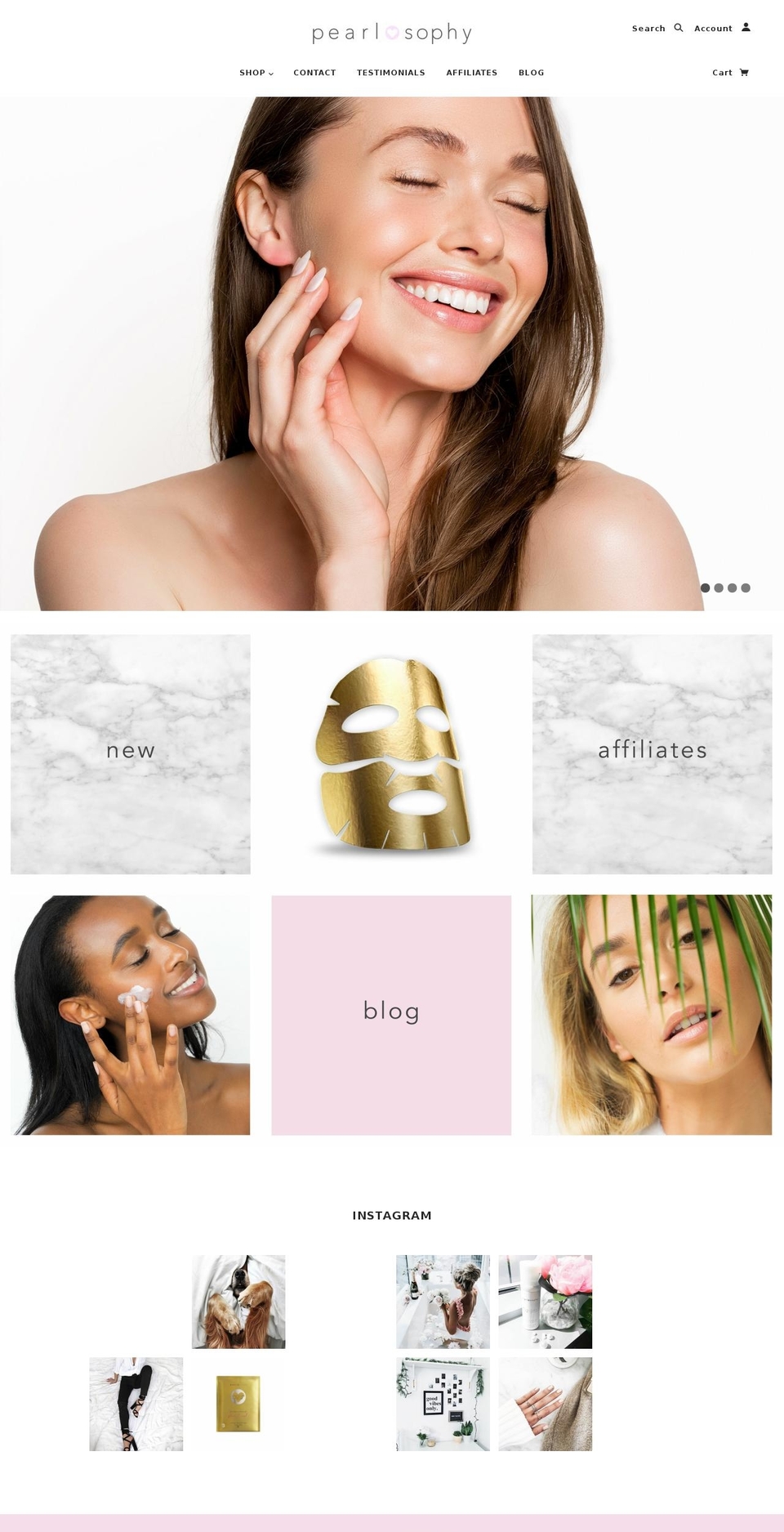 pearlosophyusa.com shopify website screenshot