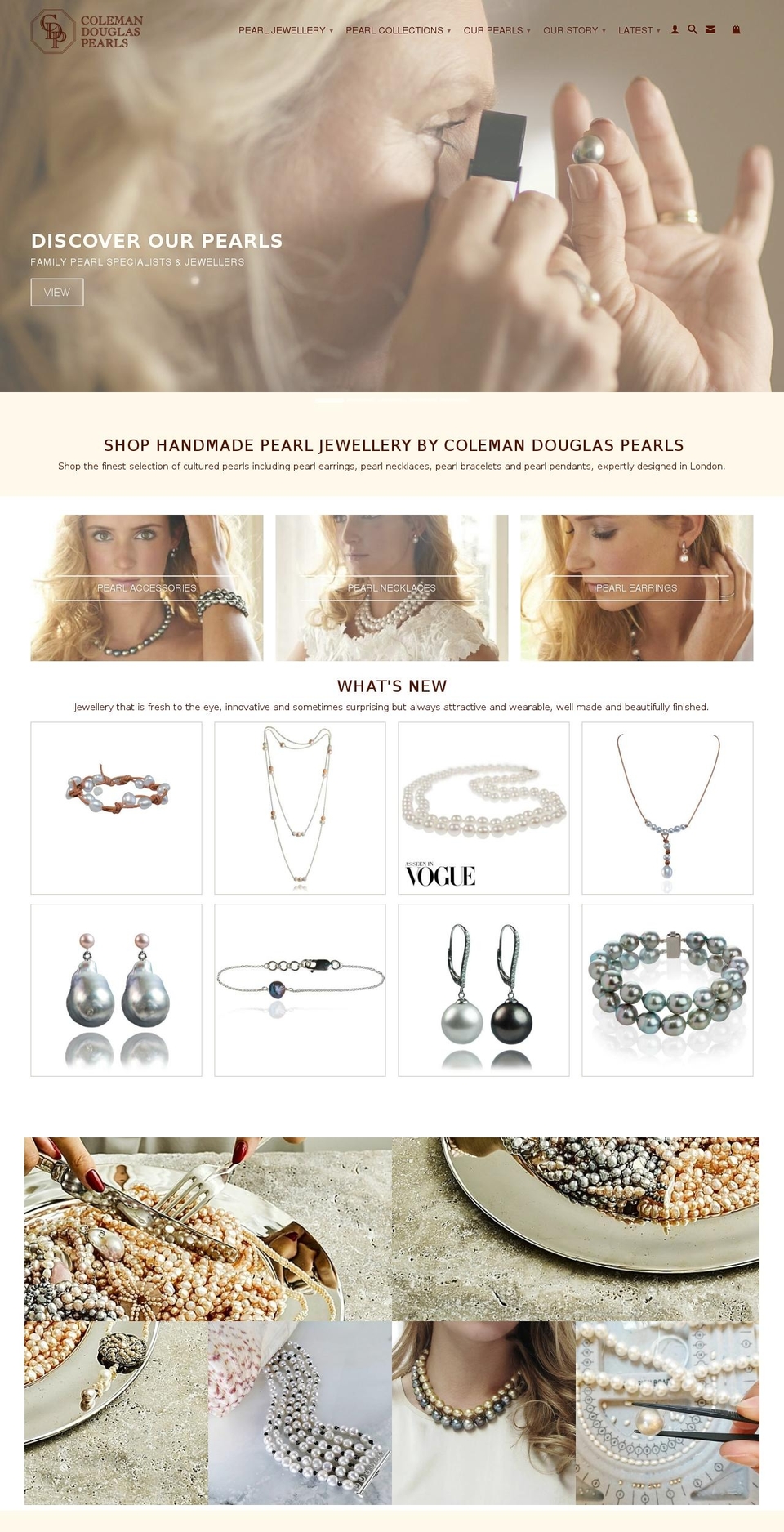 pearls.expert shopify website screenshot