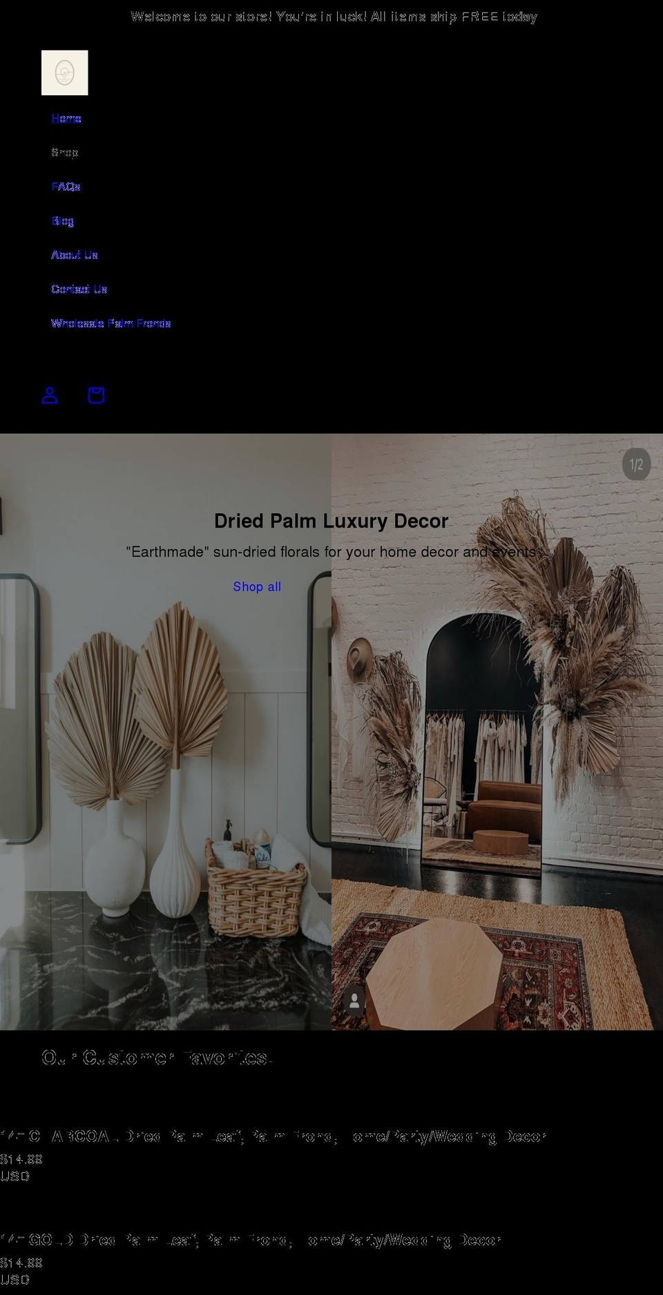 pearlsandplaid.com shopify website screenshot