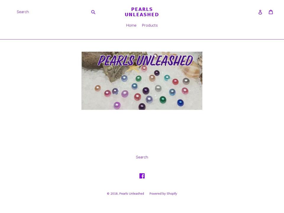 pearlsunleashed.com — Shopify storefront screenshot