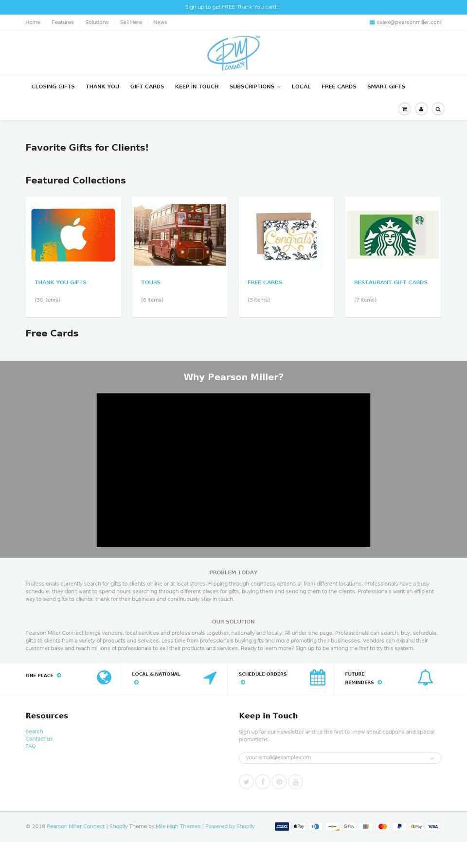pearsonmiller.com — Shopify storefront screenshot