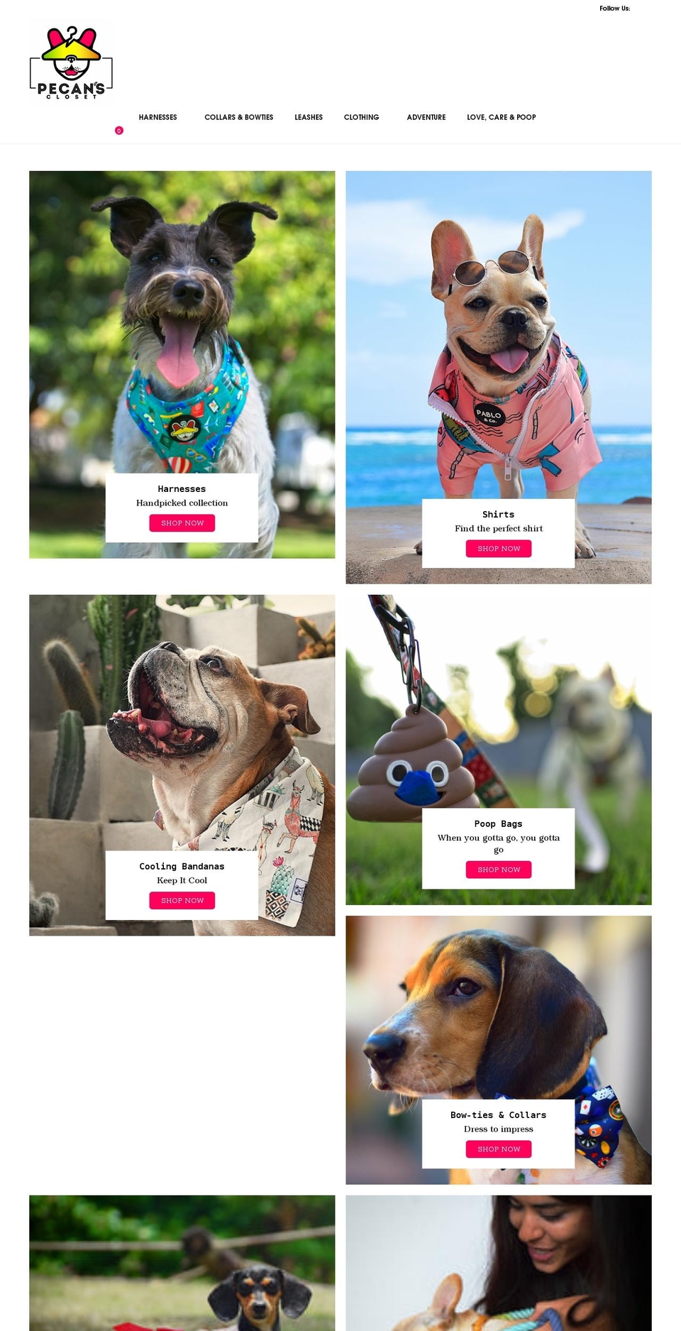 pecanscloset.com shopify website screenshot