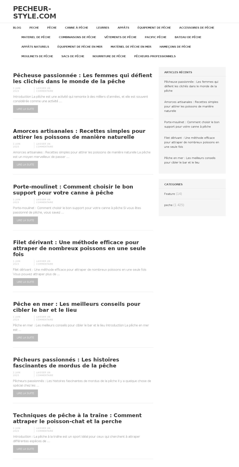 speedfly-1-10 Shopify theme site example pecheur-style.com