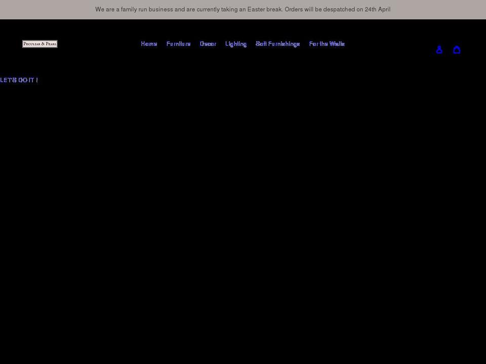 peculiarandpearl.com shopify website screenshot