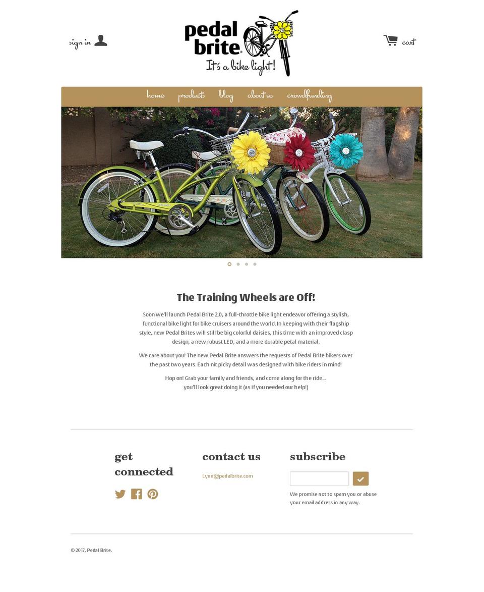 pedalbrite-10850093 Shopify theme site example pedalbrite.com