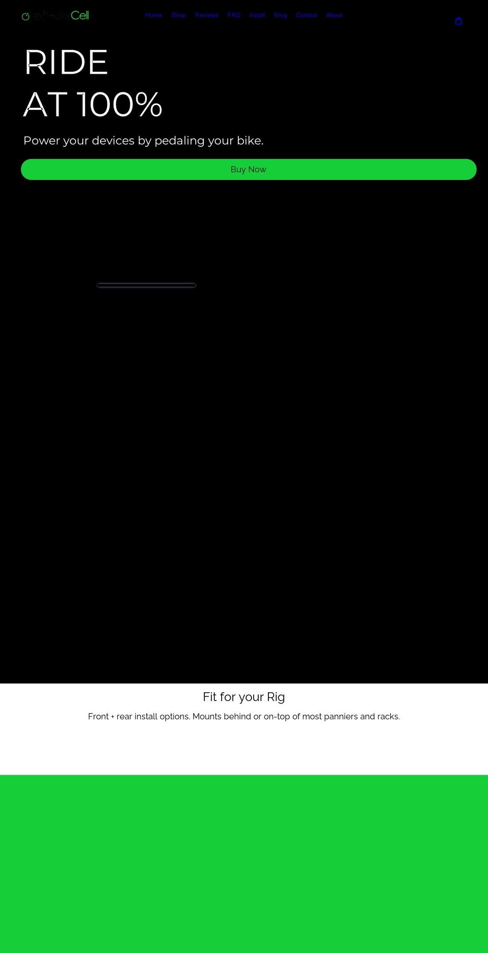 pedalcell.com shopify website screenshot