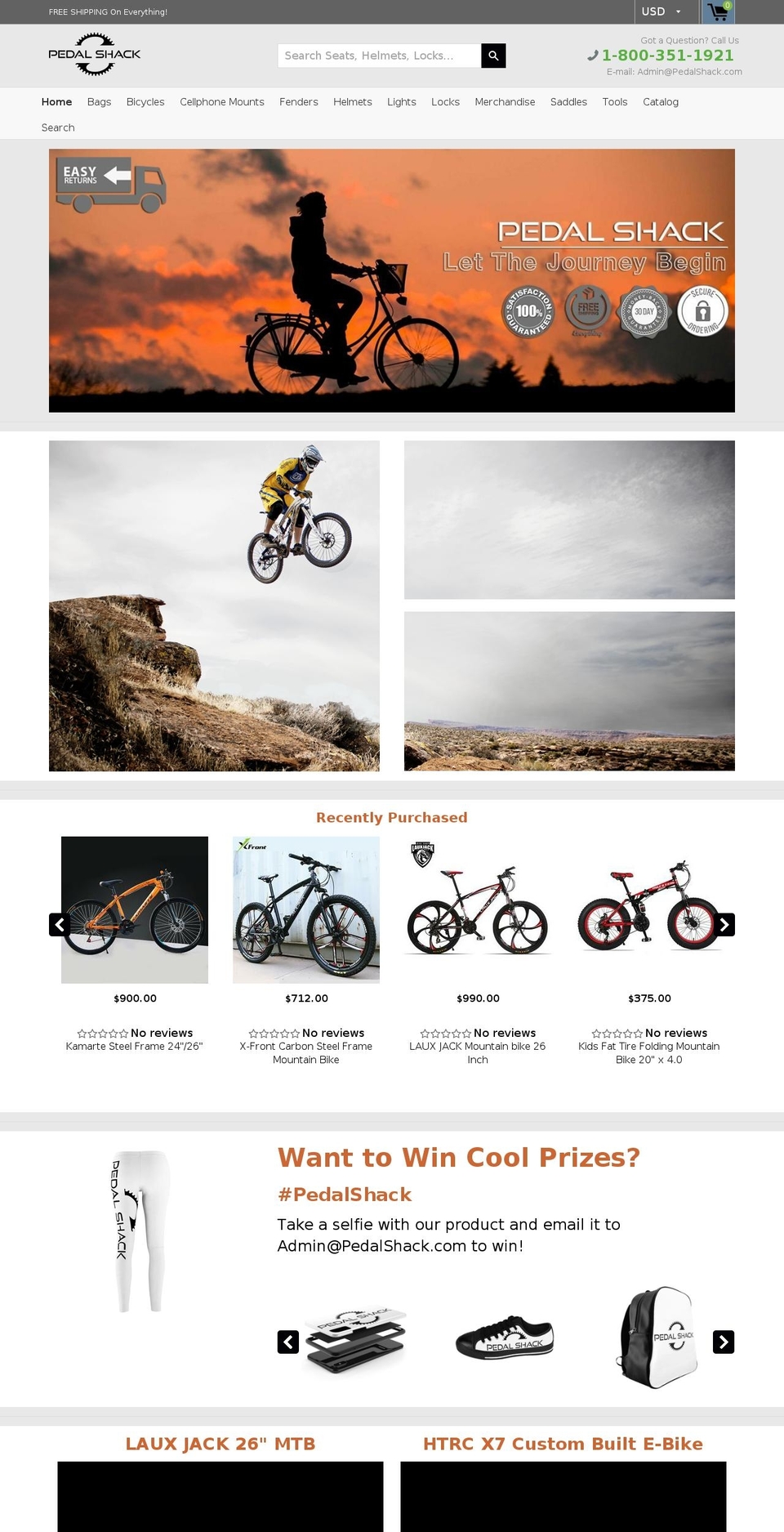 pedalshack.com — Shopify storefront screenshot
