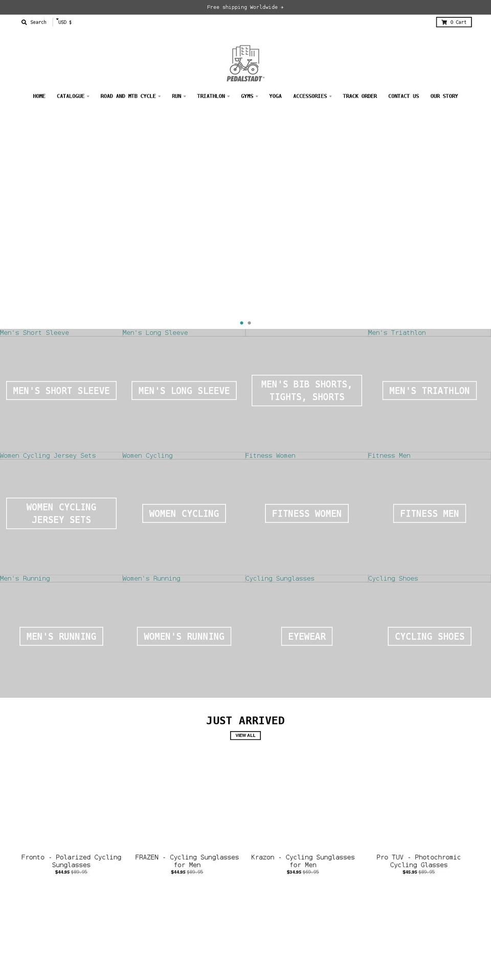 pedalstadt.com shopify website screenshot