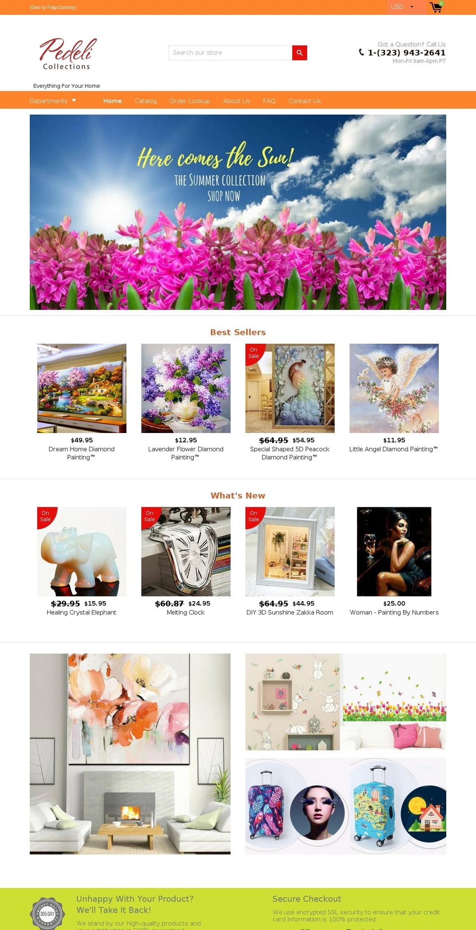 pedelicollections.com — Shopify storefront screenshot