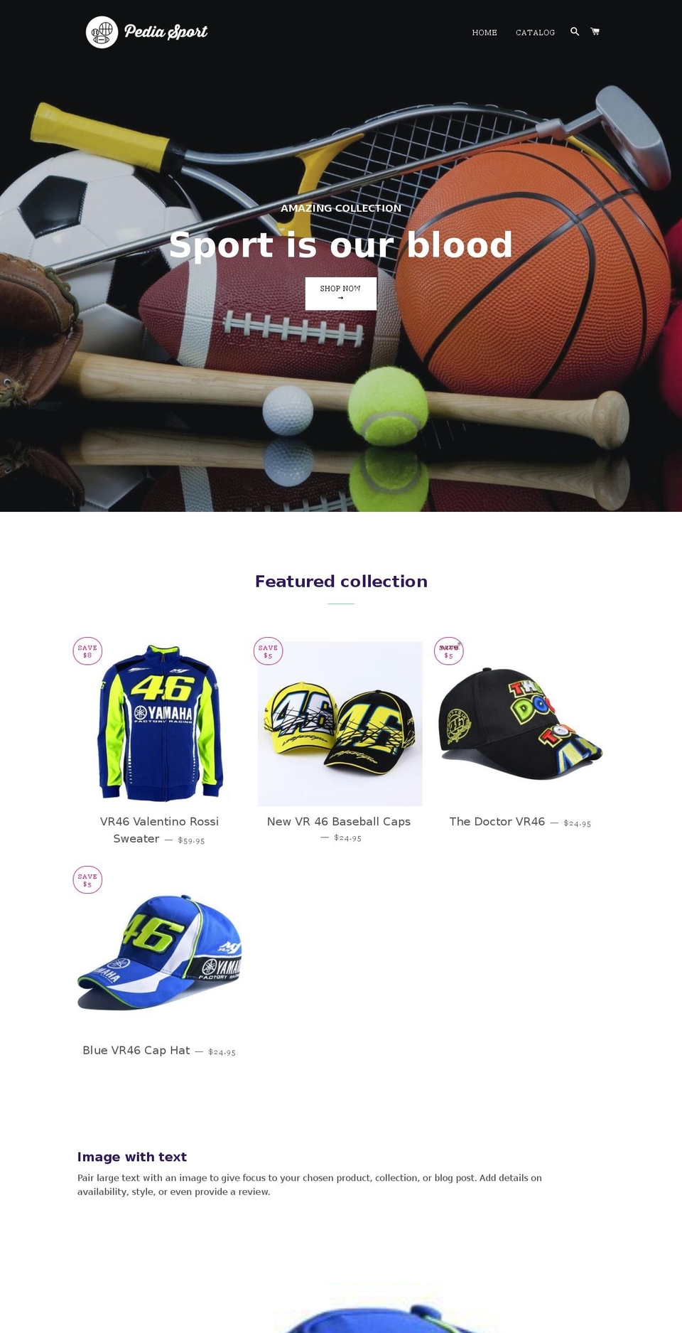 pediasport.com shopify website screenshot