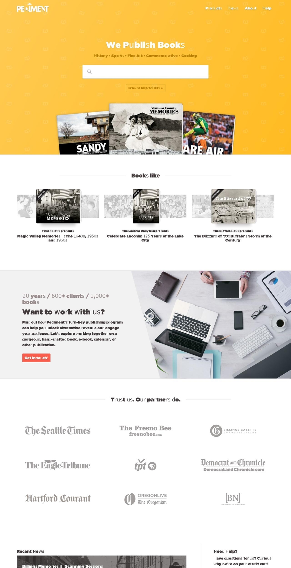 pediment.com shopify website screenshot