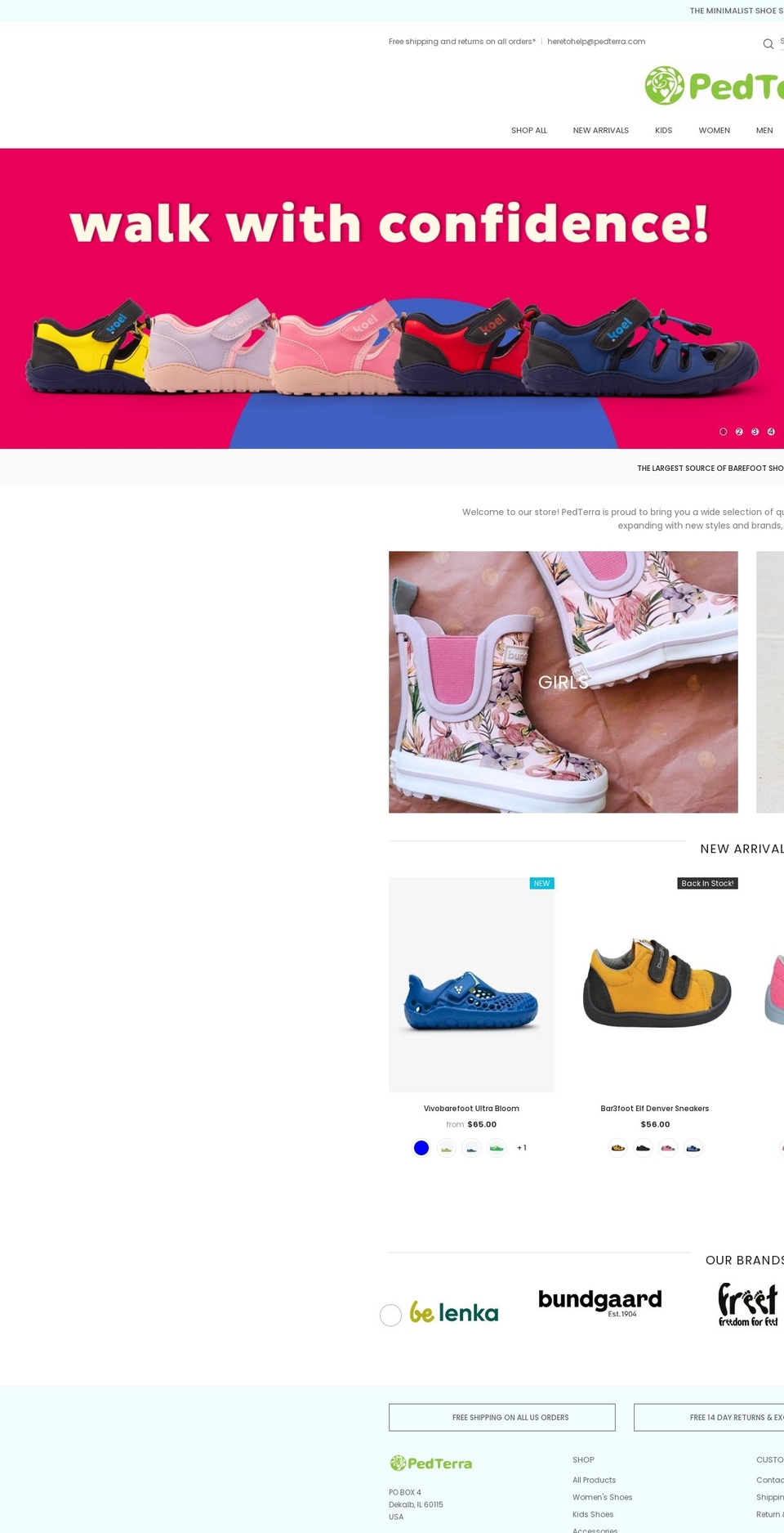 pedterra.com shopify website screenshot