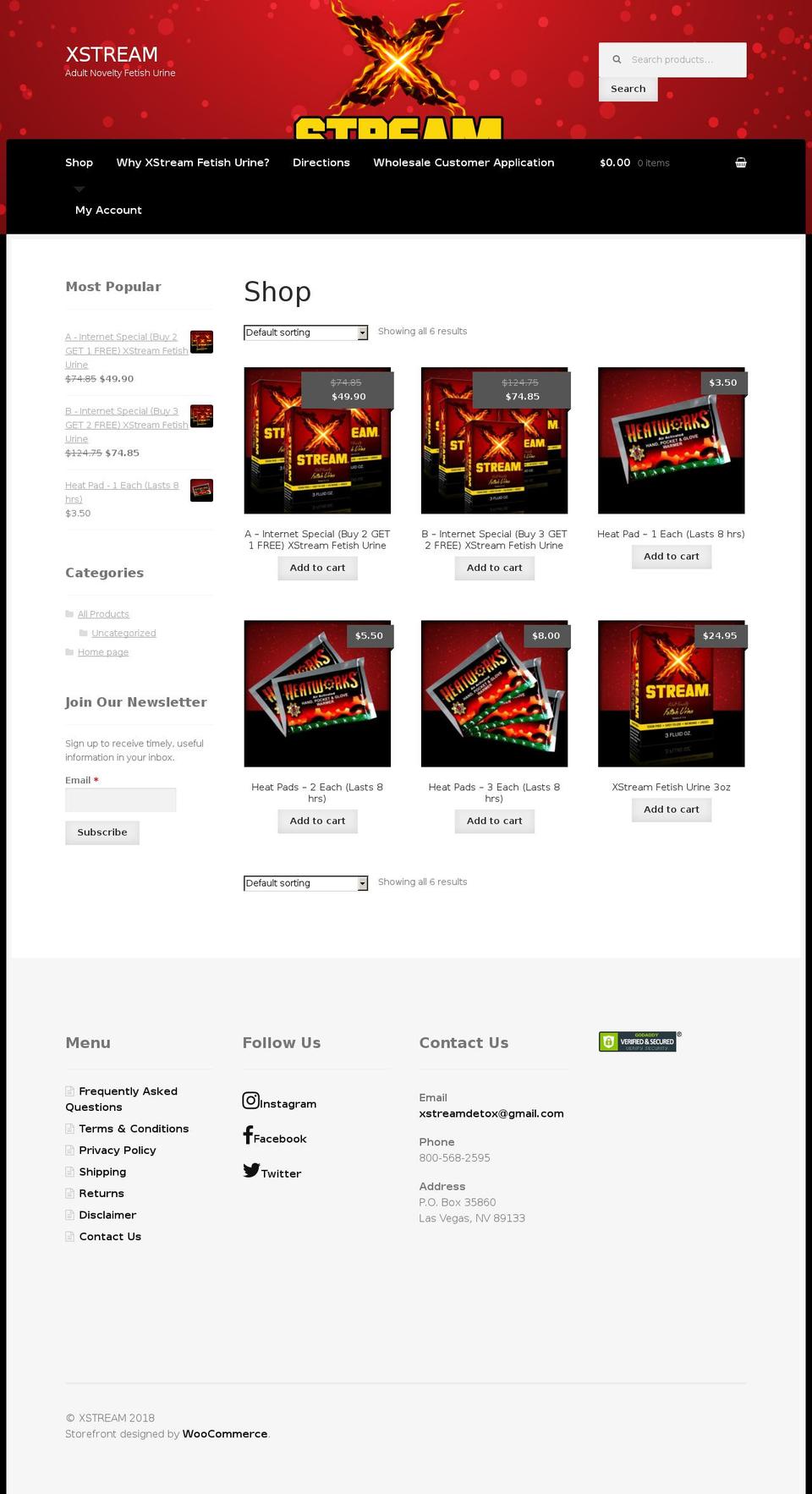 peefix.com — Shopify storefront screenshot