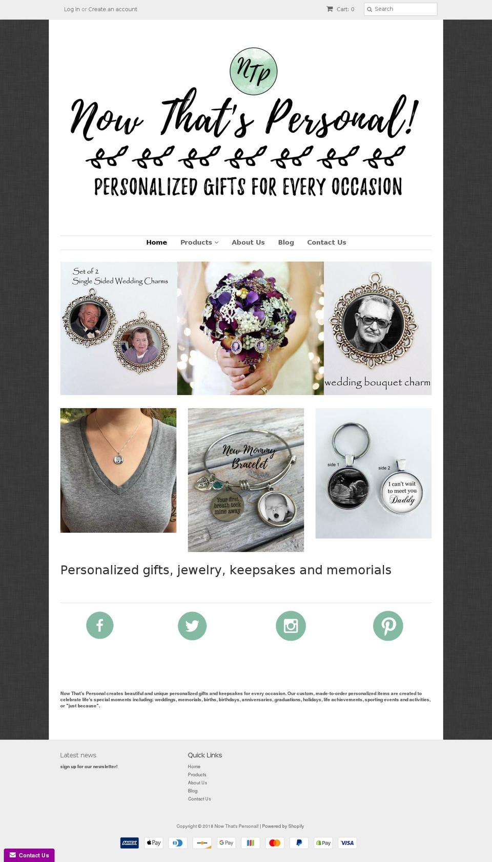 peekaboojewelry.com — Shopify storefront screenshot