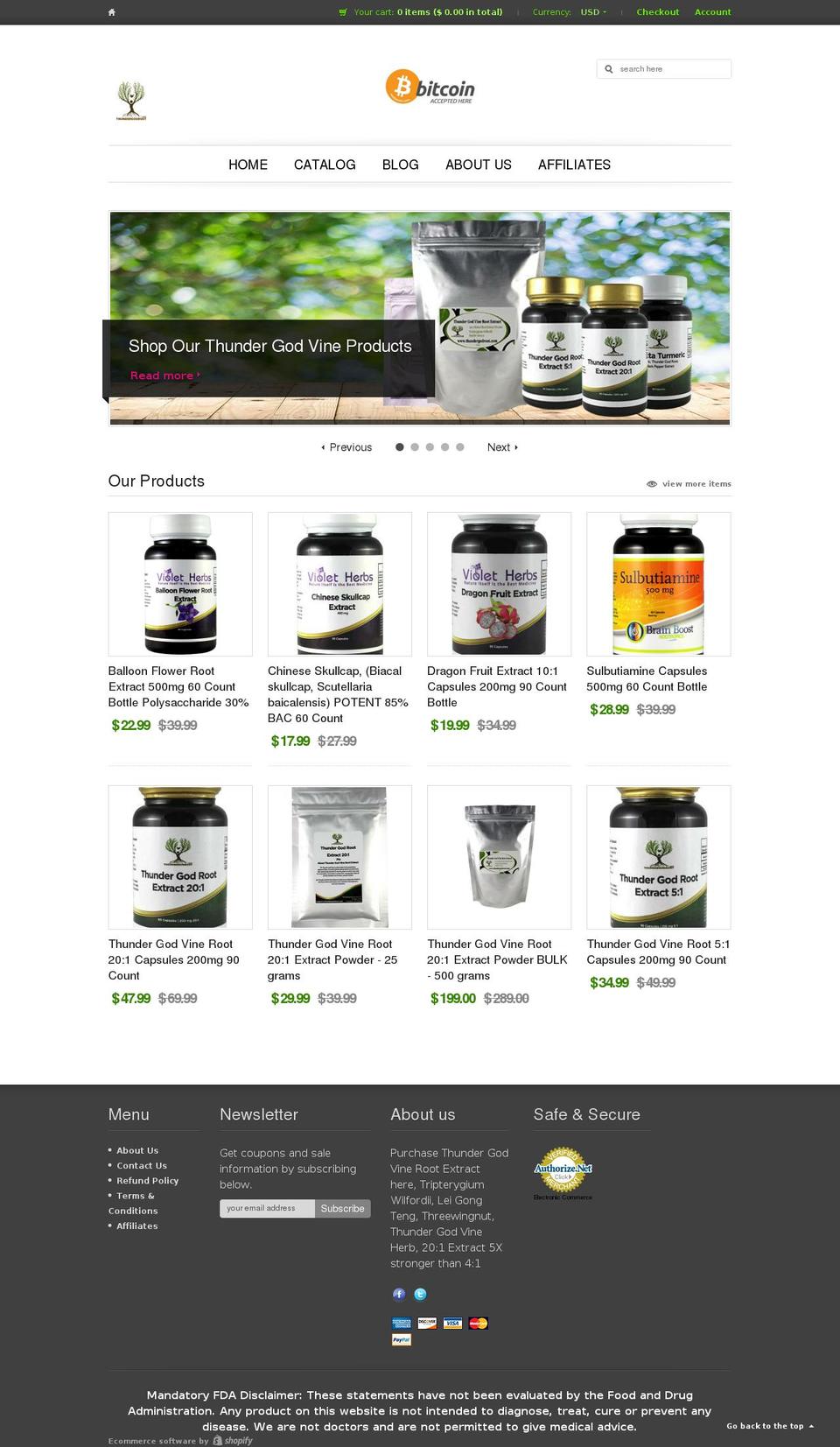 callisto Shopify theme site example peeledroot.com