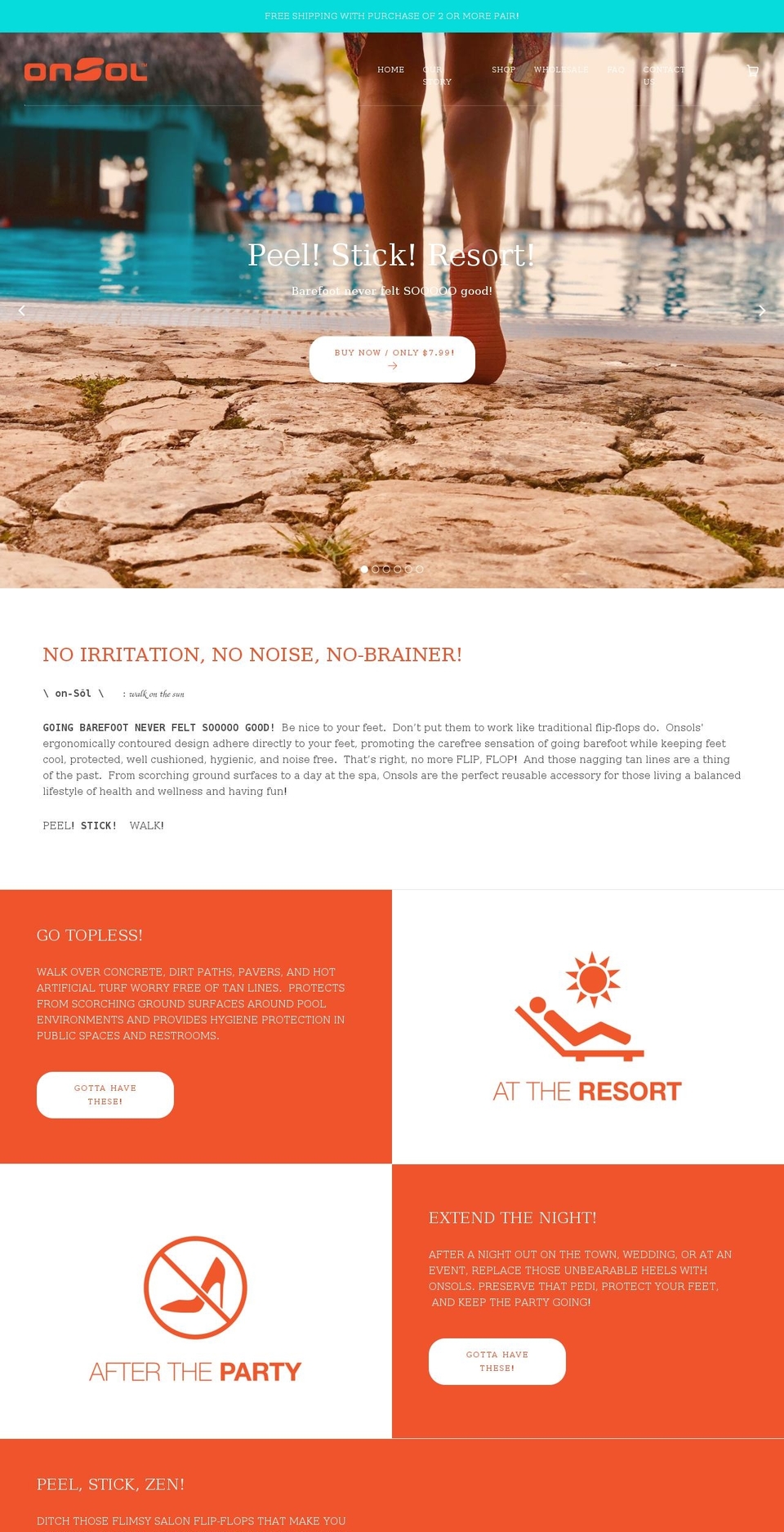 peelstickwalk.com — Shopify storefront screenshot