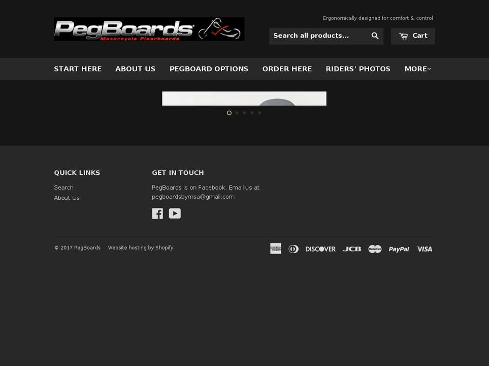 peg-boards.com shopify website screenshot