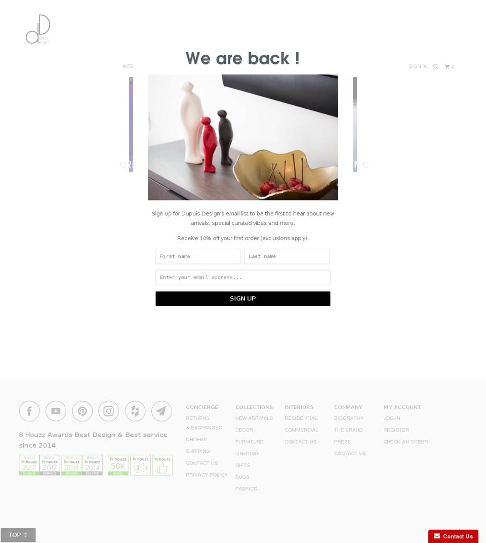 peggydupuis.com — Shopify storefront screenshot