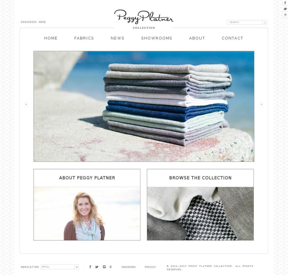 peggyplatner.com shopify website screenshot