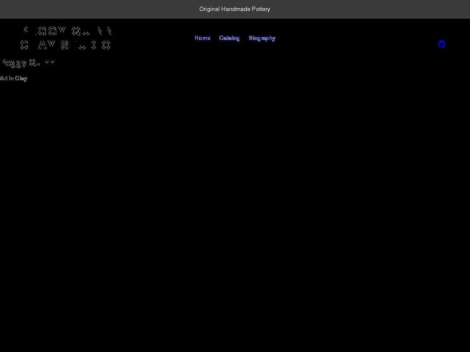 peggyquinnclaystudio.com shopify website screenshot