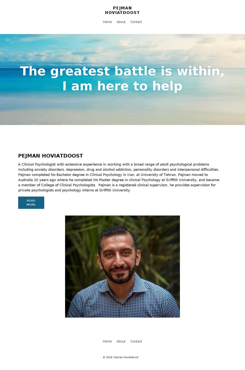 pejmanhoviatdoost.com — Shopify storefront screenshot