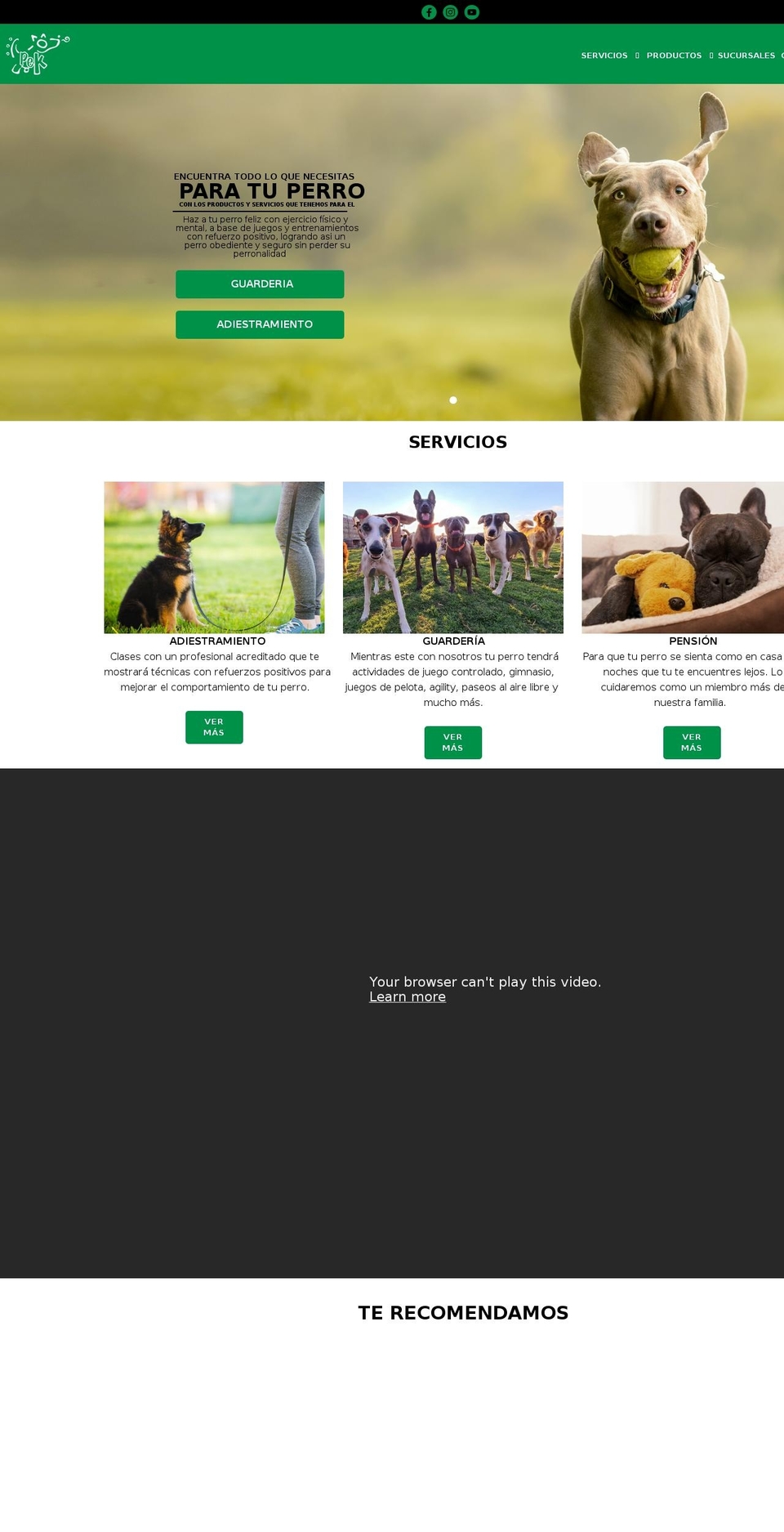 pekgymcanino.com shopify website screenshot