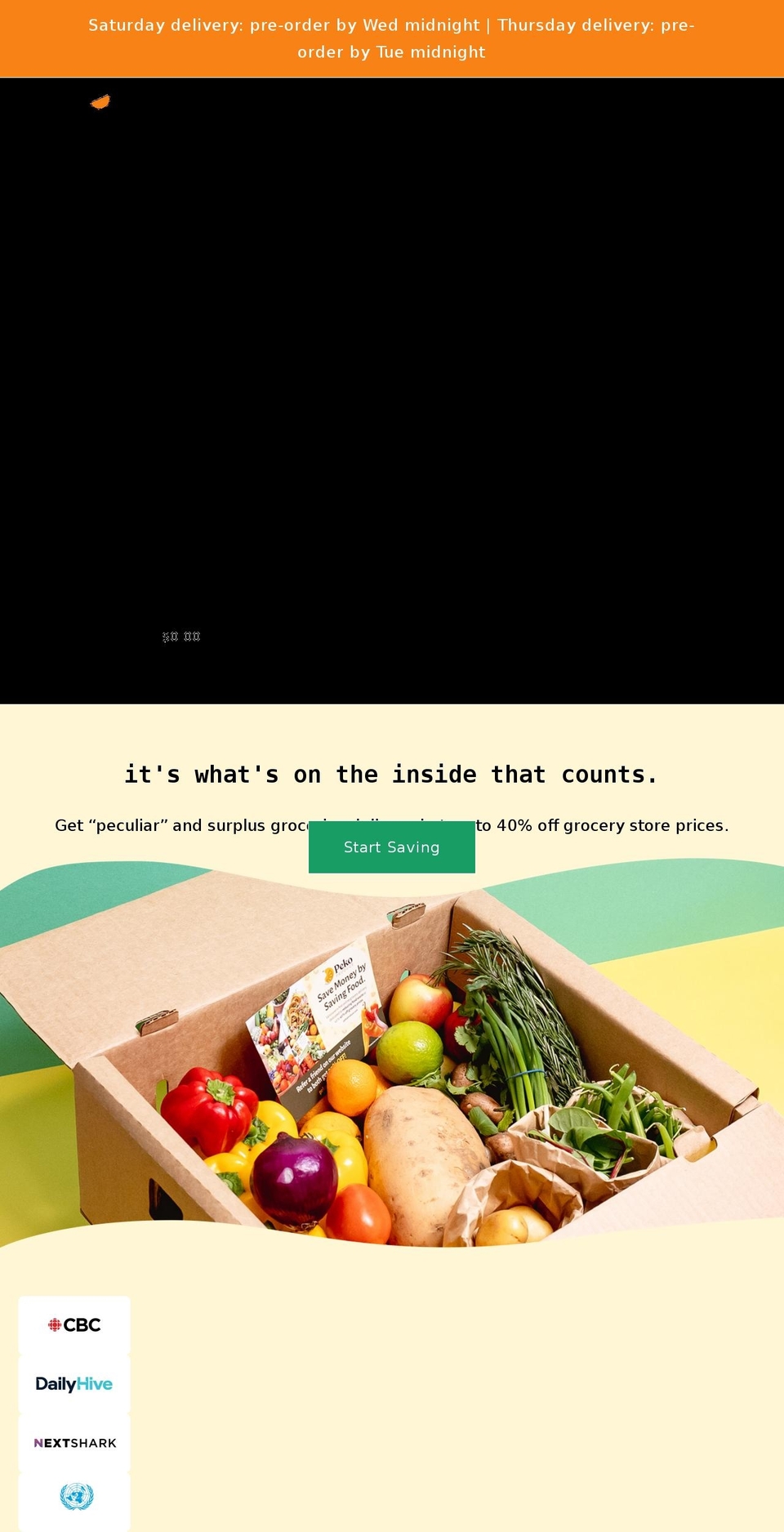 thememain Shopify theme site example pekoproduce.com