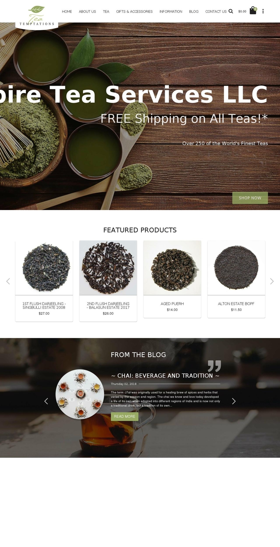 pekotea.com — Shopify storefront screenshot