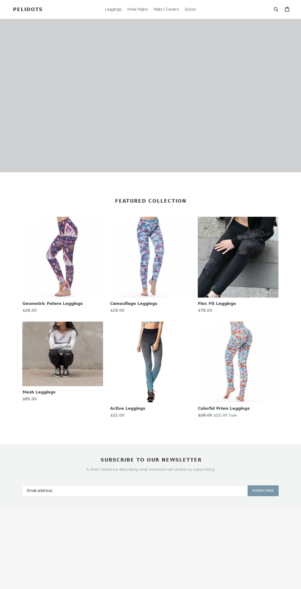 pelidots.com — Shopify storefront screenshot
