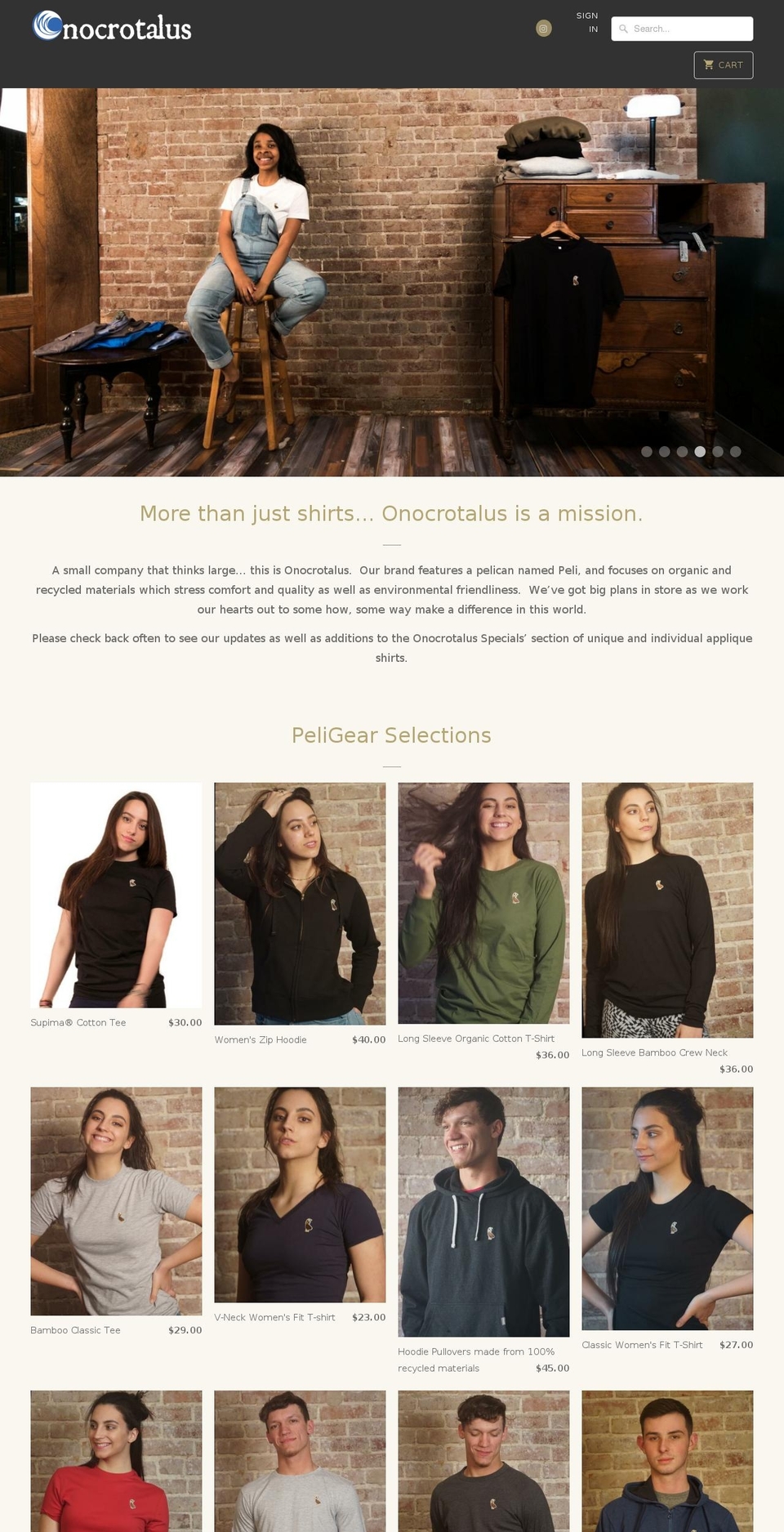 peligear.com shopify website screenshot