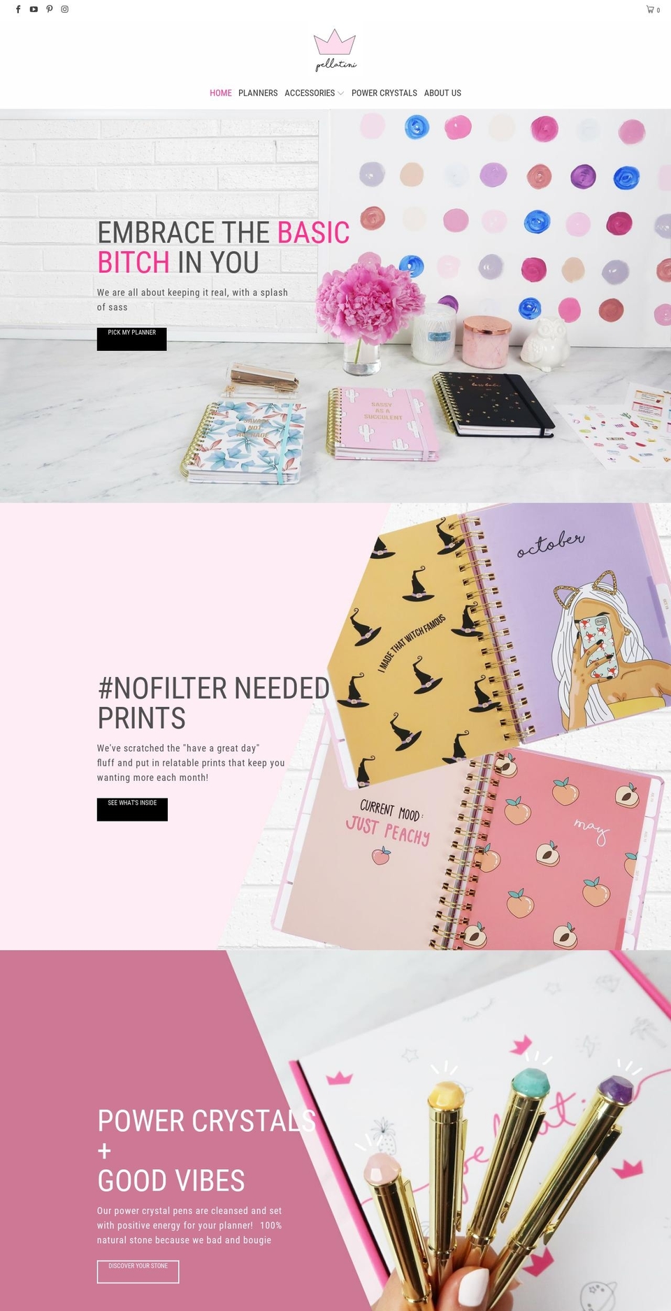 pellatini.com shopify website screenshot