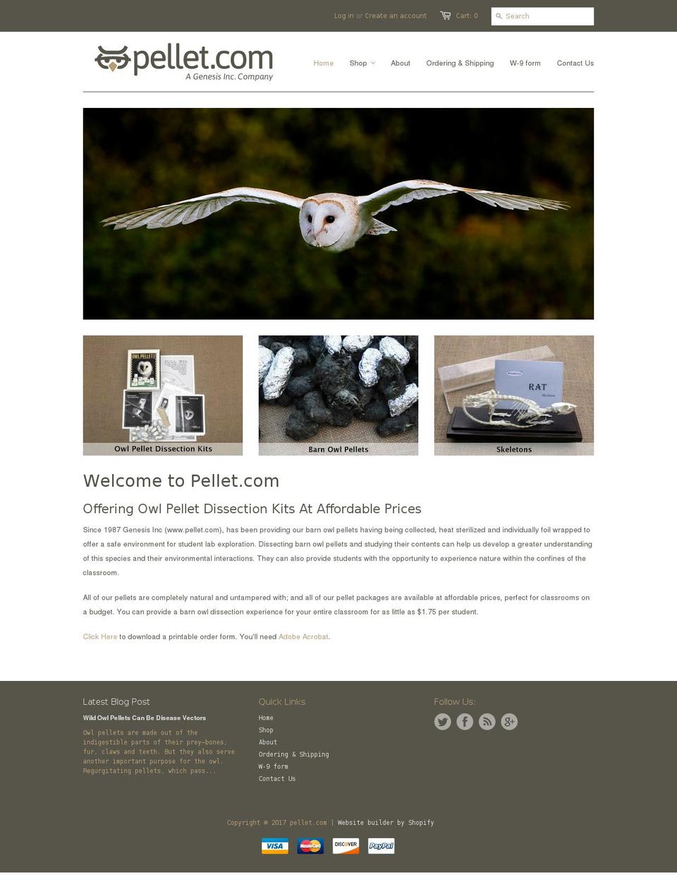 pellet.com shopify website screenshot