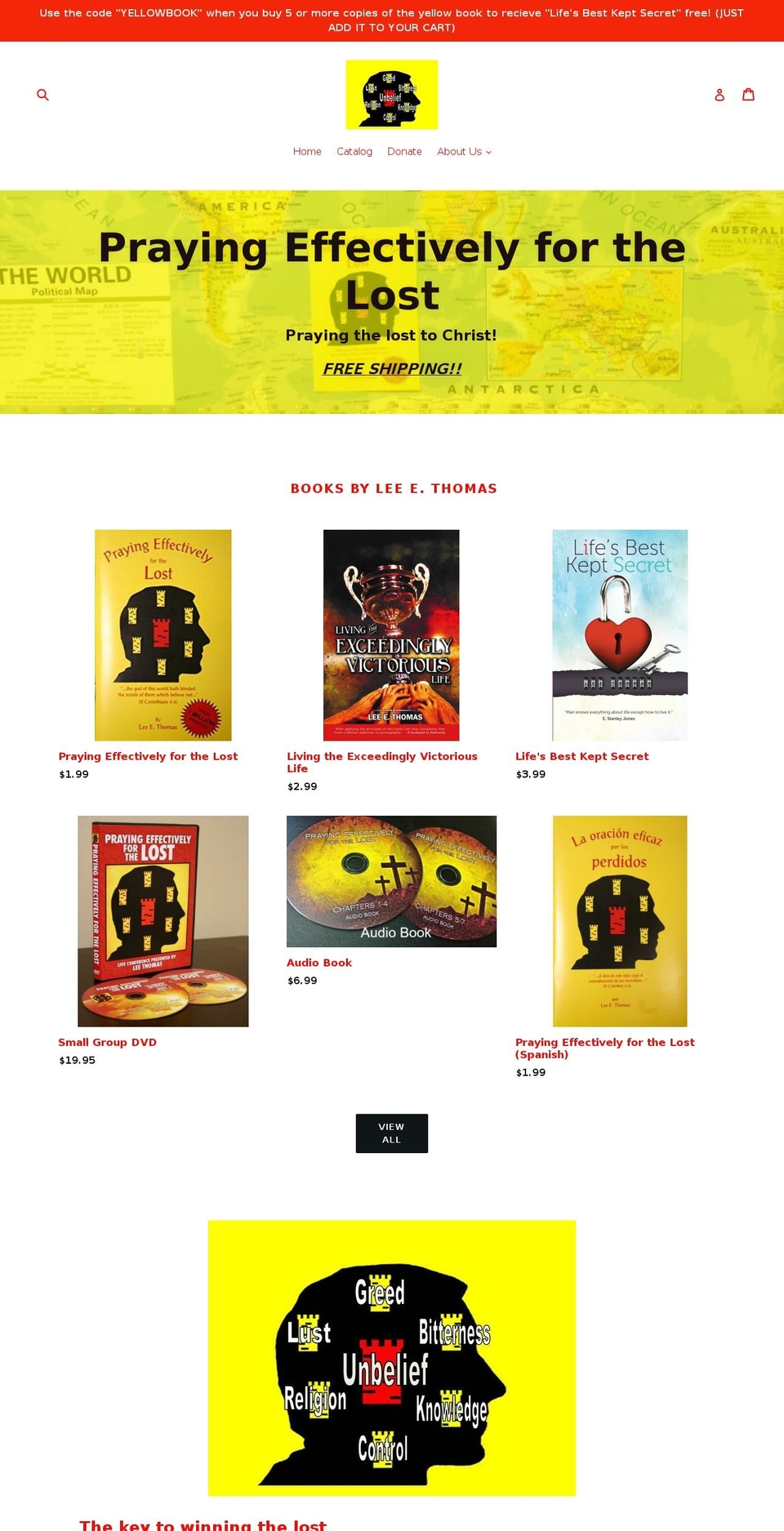 pelministries.org shopify website screenshot