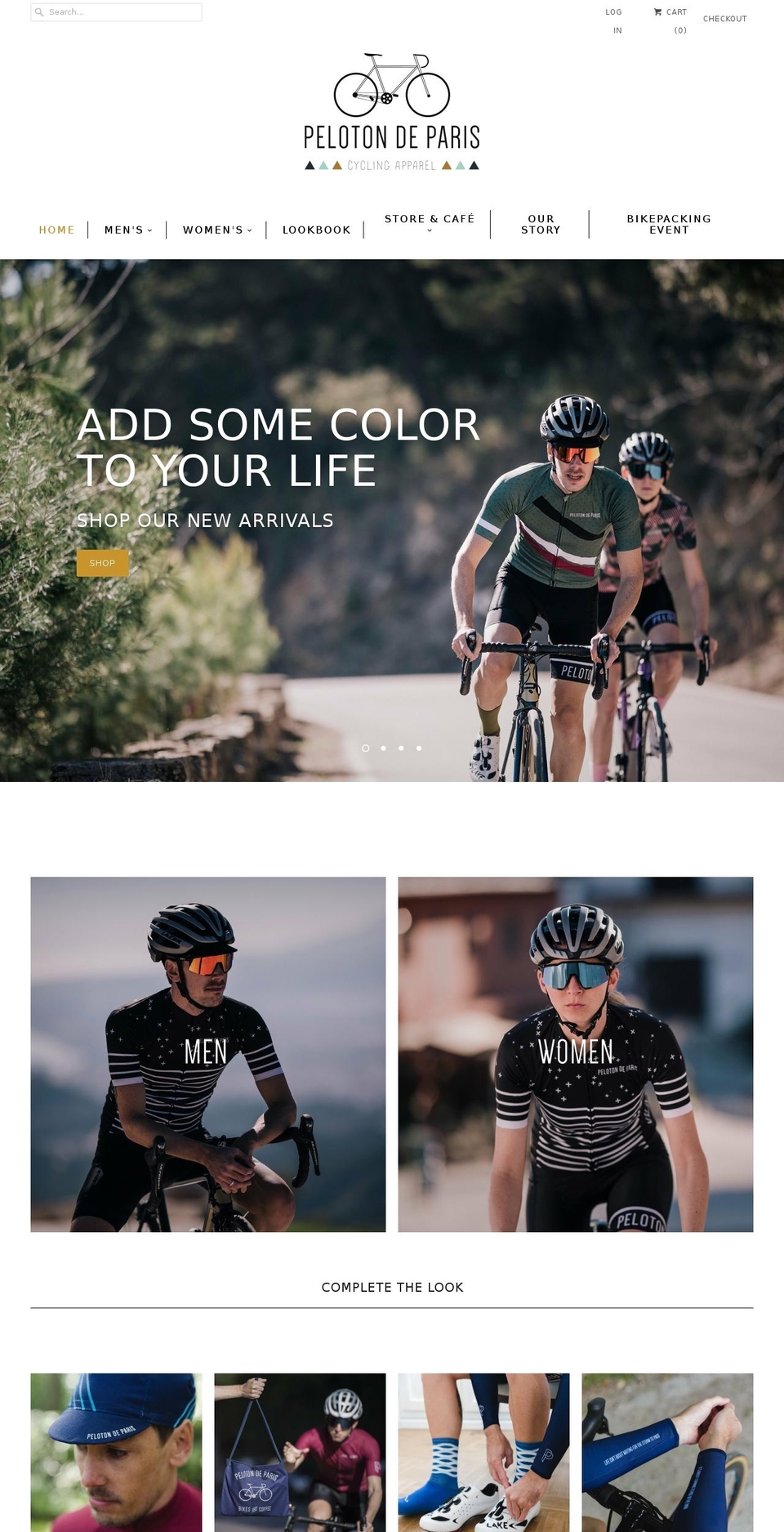 pelotondeparis.com — Shopify storefront screenshot