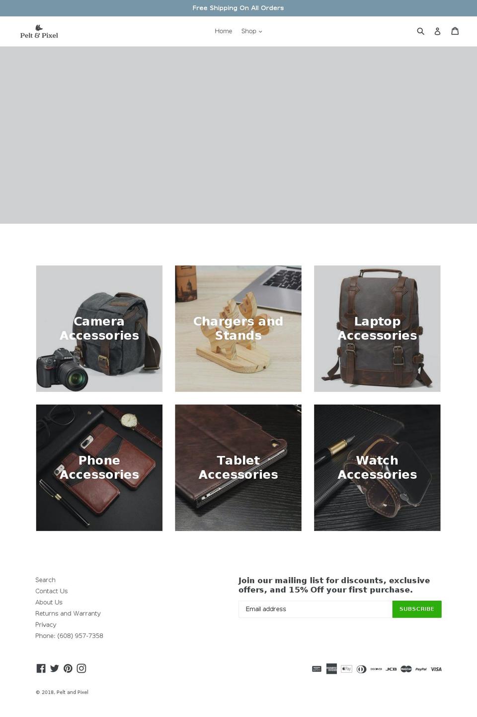 peltandpixel.com — Shopify storefront screenshot