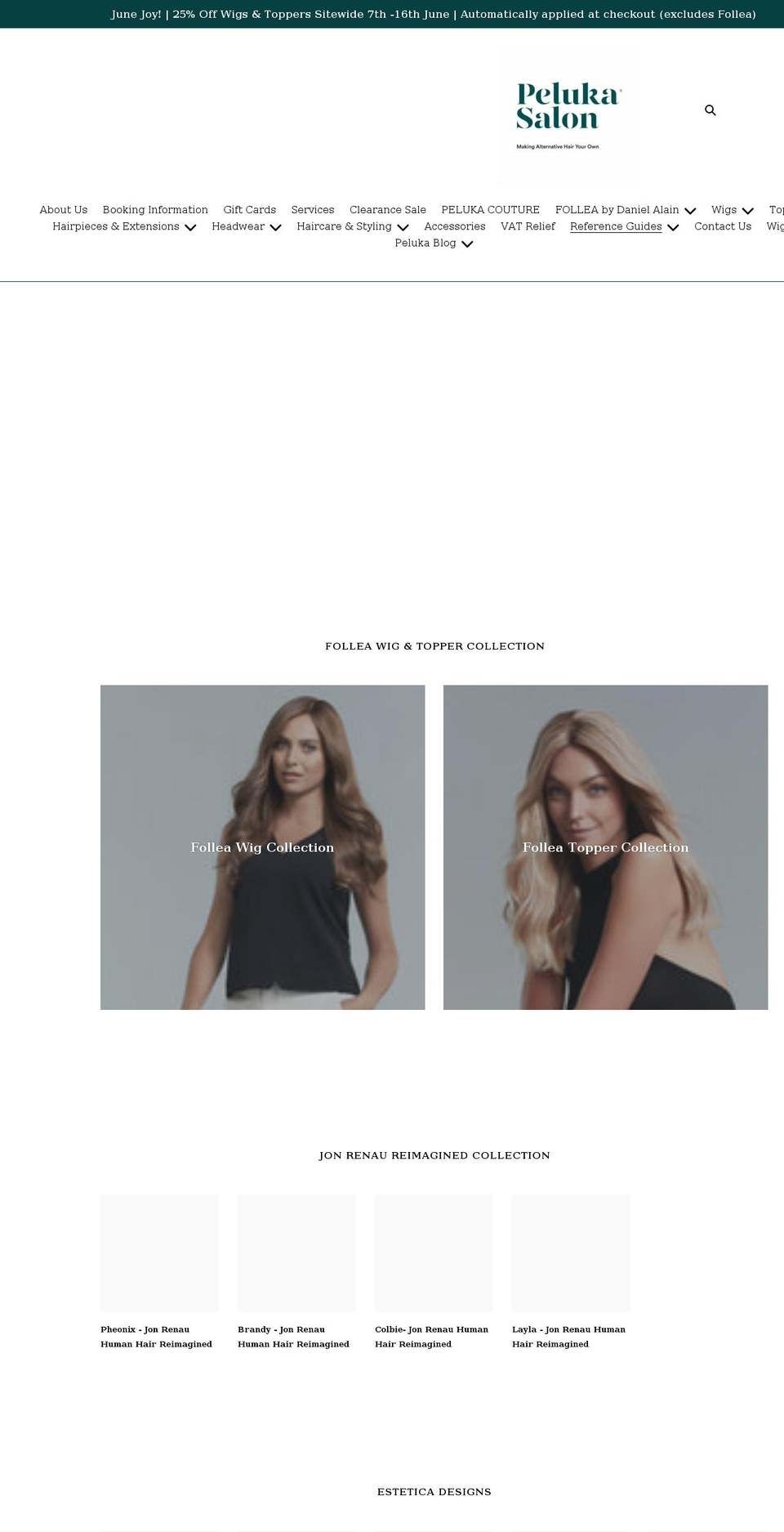 pelukasalon.com shopify website screenshot